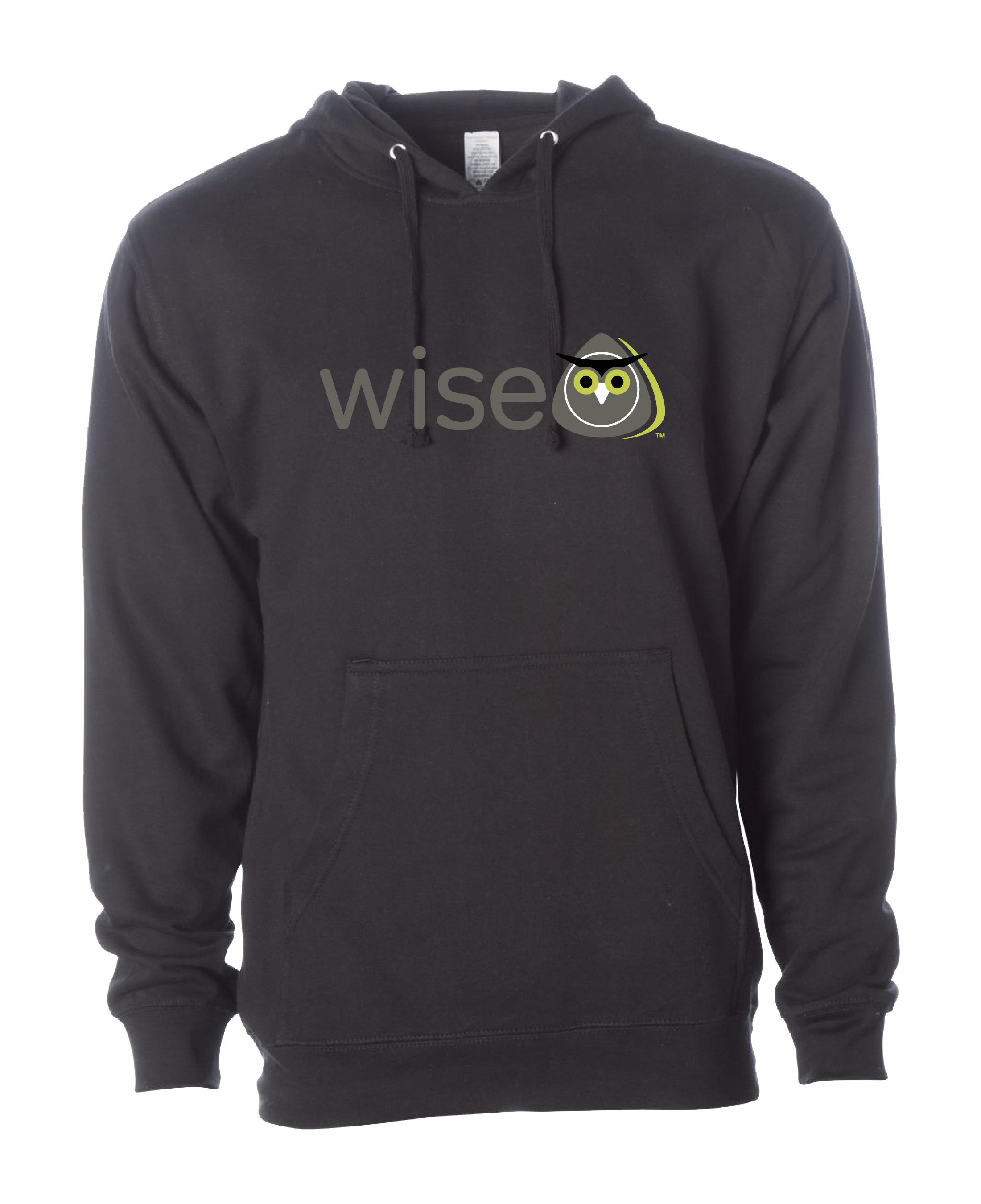WISE Black Hoodie (Uni)